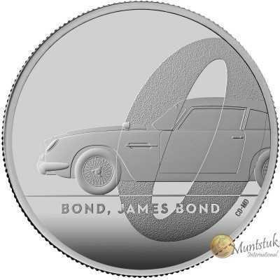 1oz, UK, 2020, Silver, Bond, James Bond reverse