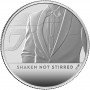 1oz, UK, 2020, Silver, James Bond - Shaken not Stirred reverse