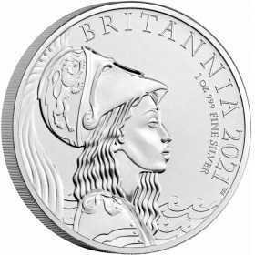 1oz, UK, 2021, Silver, Britannia - Premium Exclusive reverse