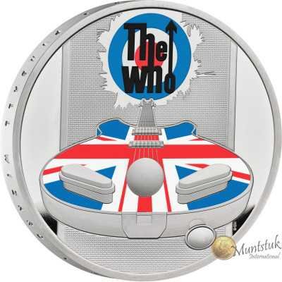 1oz, UK, 2021, Silver, Music Legends - The Who reverse