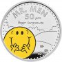 1oz, UK, 2021, Silver, Mr. Men - Mr. Happy reverse
