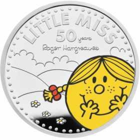 1oz, UK, 2021, Silver, Mr. Men - Little Miss Sunshine reverse