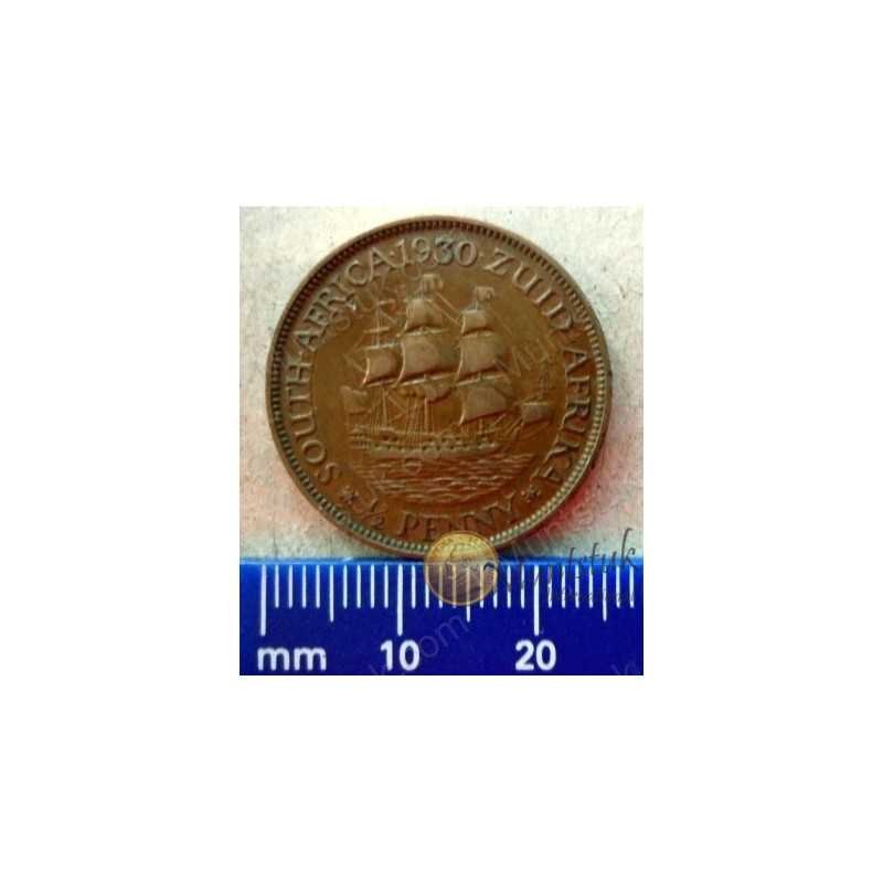Halfpenny, South Africa, 1930, Brass