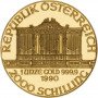 1oz, Austria, 1990, Gold - Vienna Philharmonic obverse