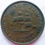 Halfpenny, South Africa, 1931, Brass