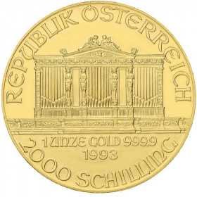 1oz, Austria, 1993, Gold - Vienna Philharmonic obverse