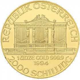 1oz, Austria, 1994, Gold - Vienna Philharmonic obverse