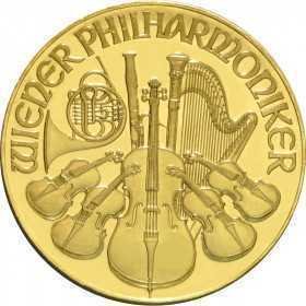 1oz, Austria, 1999, Gold - Vienna Philharmonic obverse