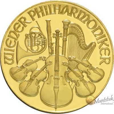 1oz, Austria, 1999, Gold - Vienna Philharmonic obverse
