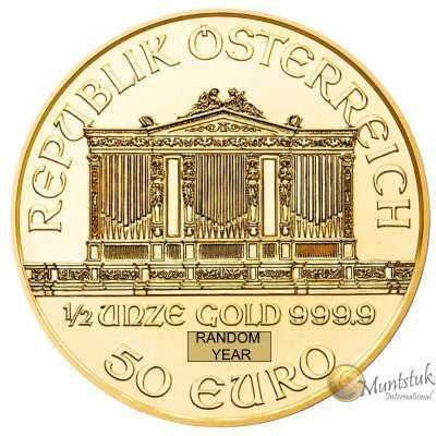 1/2 oz, Austria, 2002, Gold - Vienna Philharmonic obverse