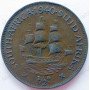 Halfpenny, South Africa, 1940, Brass