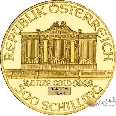1/4 oz, Austria, 2000, Gold - Vienna Philharmonic obverse