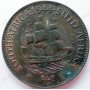 Halfpenny, South Africa, 1944, Brass