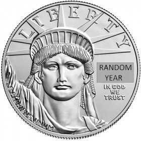 1/4 oz, USA, 1997, Platinum-Eagle reverse