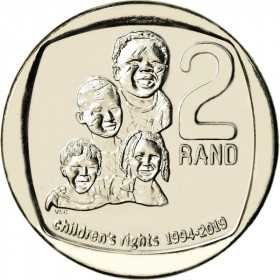R2, South Africa, 2019, Nickel-plated Copper - Children's Rights Reverse