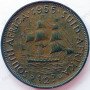 Halfpenny, South Africa, 1955, Brass