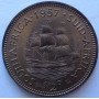 Halfpenny, South Africa, 1957, Brass