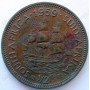Halfpenny, South Africa, 1959, Brass