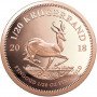 1/20 oz Krugerrand, South Africa, 2018, Gold reverse