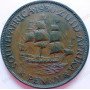 Penny, South Africa, 1930, Brass