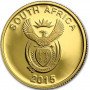 R1, South Africa, 2015, Gold - Nile Crocodile obverse