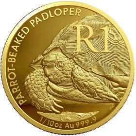 R1, South Africa, 2018, Gold - Padloper reverse