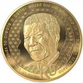 R5, 1/10 oz, South Africa, 2019, Gold - Nelson Mandela revers