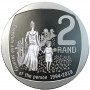 R2, South Africa, 2020, Nickel-plated Copper - Freedom and Security reverse