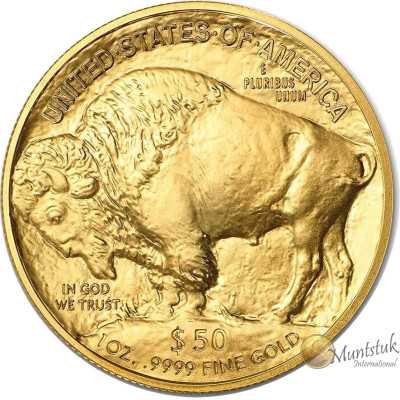 1 oz, USA, 2013, Gold - American Buffalo reverse
