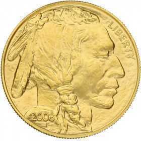 1 oz, USA, 2008, Gold - American Buffalo obverse