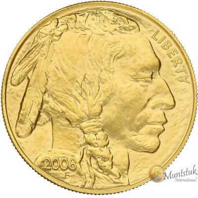 1 oz, USA, 2008, Gold - American Buffalo obverse
