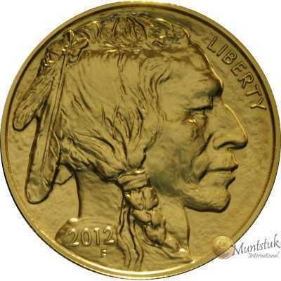 1 oz, USA, 2012, Gold - American Buffalo obverse