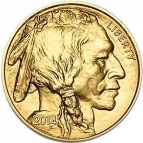 1 oz, USA, 2014, Gold - American Buffalo, obverse