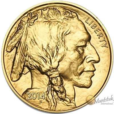 1 oz, USA, 2014, Gold - American Buffalo, obverse