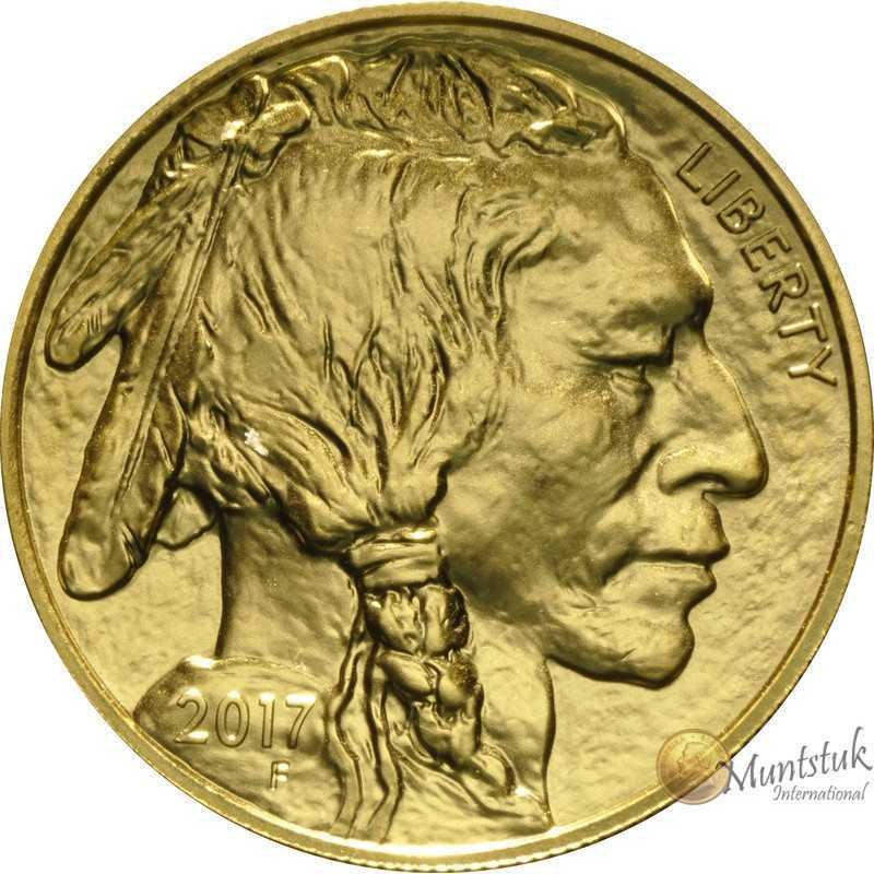 1 oz, USA, 2017, Gold - American Buffalo obverse