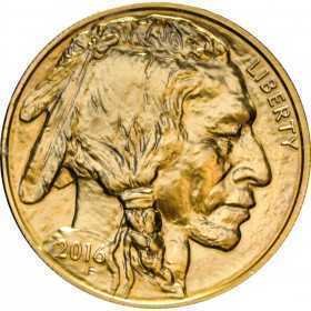1 oz, USA, 2016, Gold - American Buffalo obverse