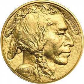 1 oz, USA, 2021, Gold - American Buffalo obverse