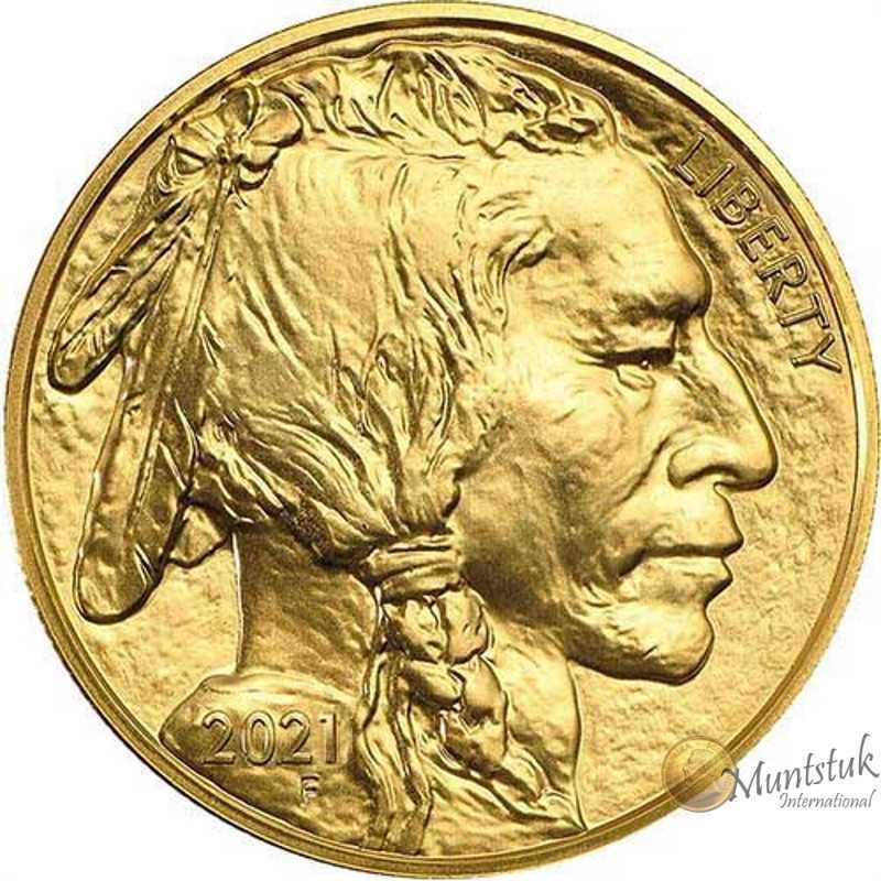 1 oz, USA, 2021, Gold - American Buffalo obverse