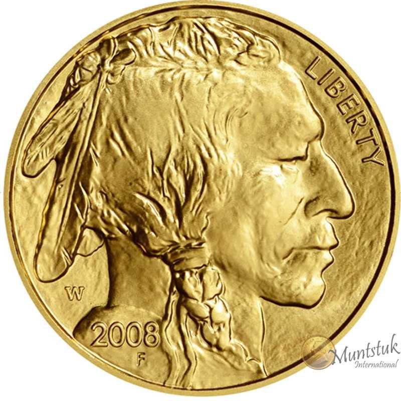 1/2 oz, USA, 2008, Gold - American Buffalo obverse