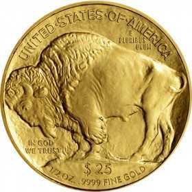 1/2 oz, USA, 2008, Gold - American Buffalo Reverse