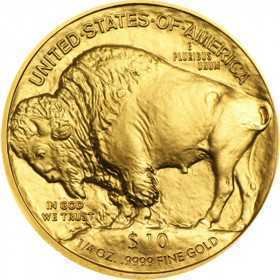 1/4 oz, USA, 2008, Gold - American Buffalo (Proof)reverse