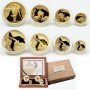 Natura - 2001 The Oryx, Prestige Set (4 coin set, 24 ct gold)