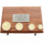 Natura - 2004 The Lynx, Prestige Set (4 coin set, 24 ct gold)