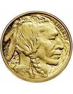 1 oz, USA, 2021, Gold - American Buffalo(Proof) obverse
