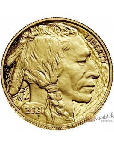 1 oz, USA, 2021, Gold - American Buffalo(Proof) obverse