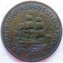 Penny, South Africa, 1940, Brass