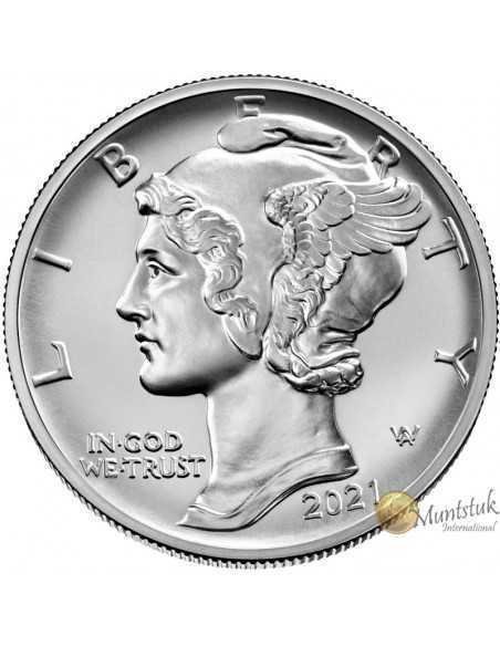 1 oz, USA, 2021, Palladium - American Eagle(Bullion) obverse