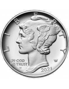 1 oz, USA, 2021, Palladium - American Eagle(Proof) obverse