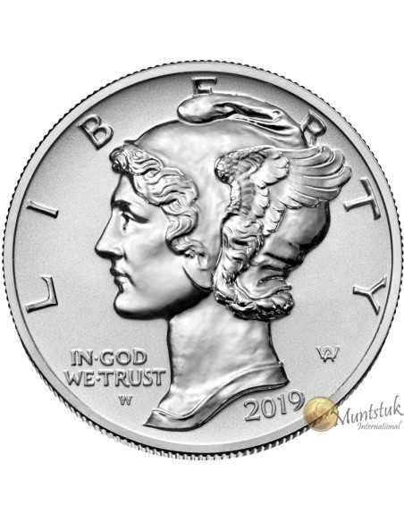 1 oz, USA, 2019, Palladium - American Eagle(Proof) obverse