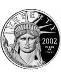 1/2 oz, USA, 2002, Platinum - Eagle(Proof) obverse